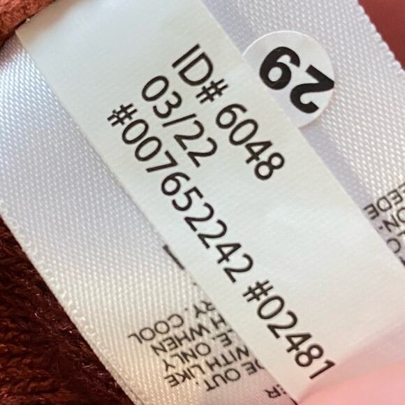 EXPRESS Rust Strapless Knit Sweater Dress Size XS Bodycon Sexy Mini Date Night - Picture 6 of 6